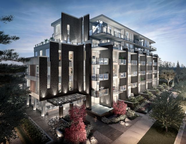 Basalt — two floors of underground parking with six levels of apartment units above grade.