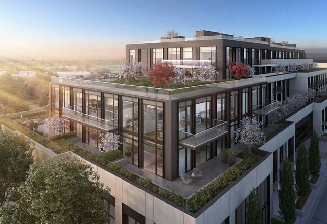 Gryphon House — a residential building of two levels of underground parking and six levels of high-end apartment space.