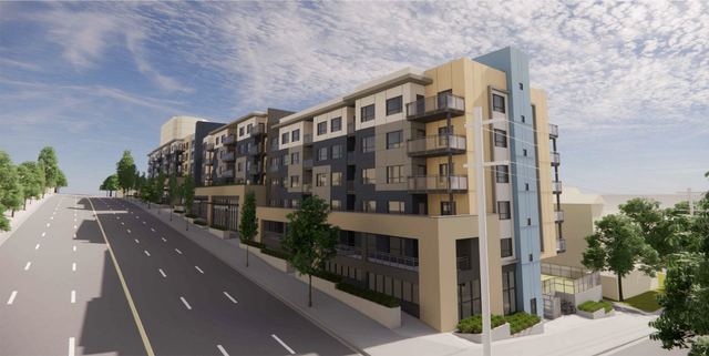 Success — two floors of underground parking with seven levels of mixed-use space above grade.