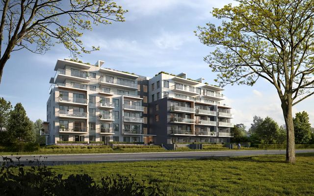 Voyce — a residential building of two levels of underground parking and six levels of apartment space.